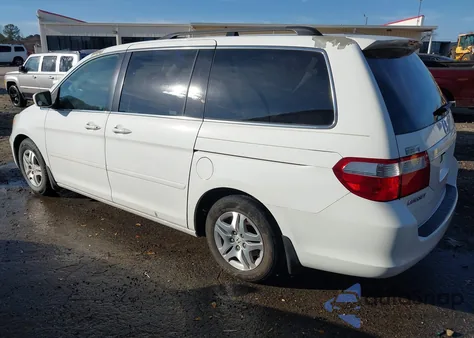 2007 Honda Odyssey Ex z USA, uszkodzony, nr VIN 5FNRL38497B141491